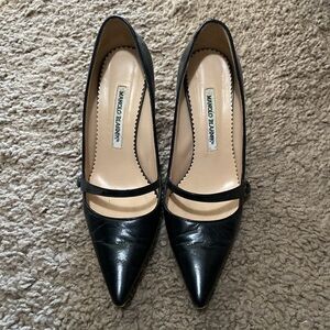Manolo Blahnik Vintage Black Heels